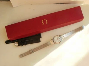 Omega Geneve ladies cal.635 mechanical women steel swiss vintage wrist watch - Picture 1 of 19