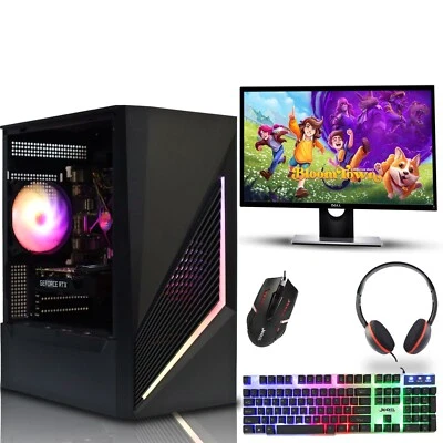 Bundle Computer Gaming Desktop Intel Core I5 16GB 480GB SSD GT730 Windows10✅ - Immagine 1 di 4