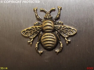 steampunk gothic bronze honey bumble bee fridge magnet Manchester - Picture 1 of 2