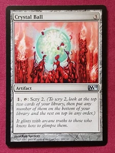 Magic The Gathering 2011 CORE SET M11 CRYSTAL BALL artifact card MTG - Picture 1 of 2