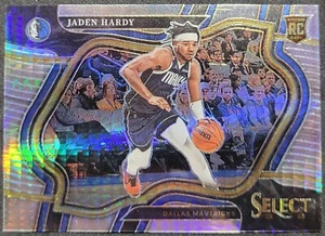 Sobres de la suerte Jaden Hardy 2022-2023 Panini Select Courtside RC/8 MAVERICKS SP - Imagen 1 de 3