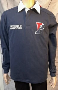 League Collegiate Outfitters Univ of Pennsylvania Langarm Poloshirt Blau L - Bild 1 von 9