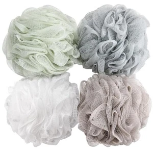 Loofah Sponge Shower Bath Sponges Exfoliating Mesh Pouf Balls Body Scrubber - Picture 1 of 8