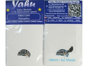 YAHU YMA7289 Hampden 1/72 Instrument panel - Picture 1 of 1