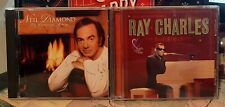 RAY CHARLES / NEIL DIAMOND CD LOT ~ THE CHRISTMAS ALBUM & CHRISTMAS KOHL'S KIDS