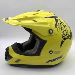 AFX FX-17 Yellow Helmet Large - Preowned With All Parts And Owner’s Manual - Picture 1 of 17
