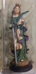 SANTI E BEATI - SANTA CATERINA D'ALESSANDRIA - STATUETTA CM 13 RESINA - Foto 1 di 2