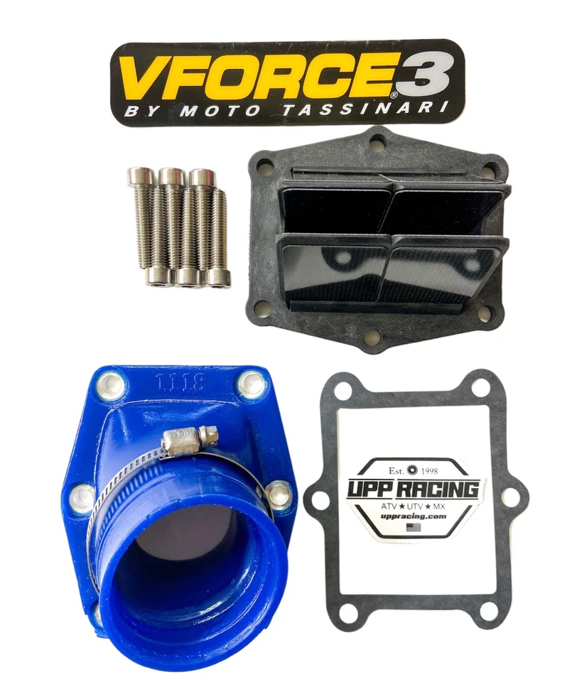 Honda TRX 250r 38mm Intake + VForce Reed Kit (Black) - Image 1 of 1