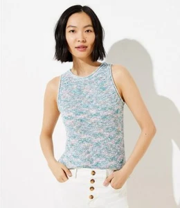 Loft Top Spring Summer Pastels Sleeveless Blouse Tank Multicolor NEW  PXS,PM,XS - Picture 1 of 5