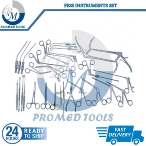 Fess Instrumente Set Endoskopische Sinus Chirurgie Ent Instrument Set A+ German Steel - Bild 1 von 4