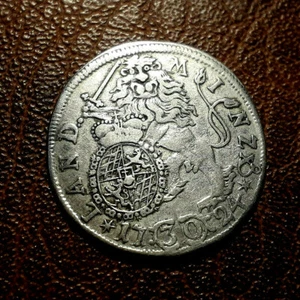 Bayern, 1/2 Gulden, 30 Kreuzer v. 1724 (Seltener Jahrgang) Max. II Emanuel - Bild 1 von 4