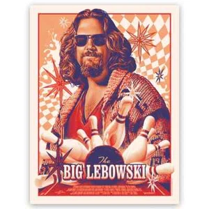 The Big Lebowski Movie Tracie Ching Vice Press Poster Art Print Mondo The Dude - Picture 1 of 3