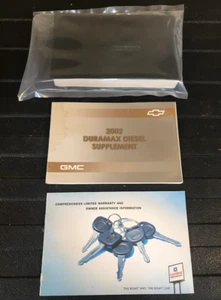 General Motors 02 Silverado Owners Manual - Used - w/ Cover & Duramax Supplement - Picture 1 of 4