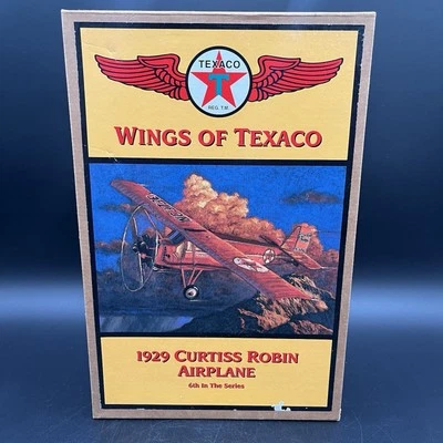 Ertl Wings of Texaco 1929 Curtiss Robin Diecast Airplane 6th in the Series - Image 1 of 4