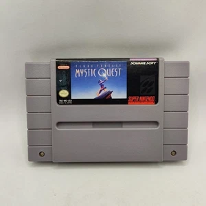 Final Fantasy: Mystic Quest (Super Nintendo SNES, 1992) Cleaned Tested and Works - Picture 1 of 11