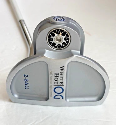 Odyssey White Hot OG 2-Ball Putter 27" Pink Grip RH Women's (Blue) - Image 1 of 4