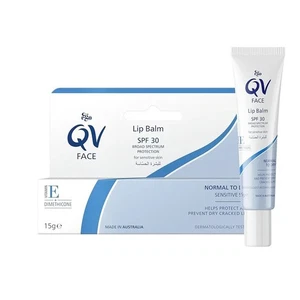 QV Face Lip Balm SPF 30 – Broad Spectrum Protection for Sensitive Skin (15 g) - Picture 1 of 3