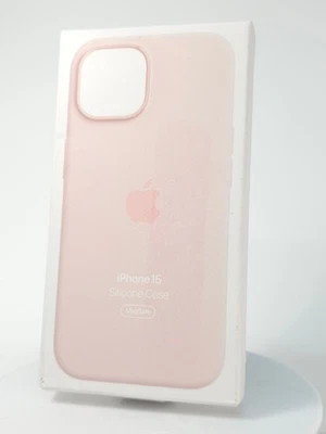 Funda Silicona Original Apple con Magsafe Para iPhone 15 - Rosa Claro - Caja Abierta Foto 1 de 4