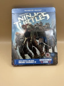 TEENAGE MUTANT NINJA TURTLES - UK EXCLUSIVE 3D + 2D BLU RAY STEELBOOK - NEW - Picture 1 of 5