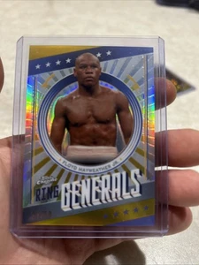 2024 Topps Chrone Boxing Floyd Mayweather Jr. Ring Generals Gold Refractor /50 - Picture 1 of 2