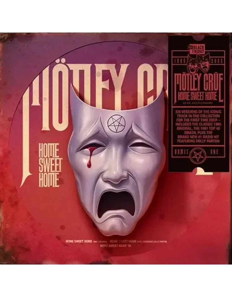 (BF25) MOTLEY CRUE - HOME SWEET HOME EP (40TH ANNIVERSARY/PICTURE DISC) (RSD) - Image 1 of 1