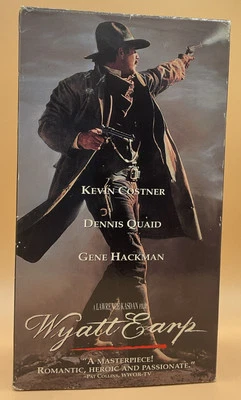 Wyatt Earp VHS 1994 Kevin Costner 2 Tape Set **Buy 2 Get 1 Free** - Image 1 of 4