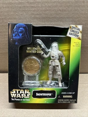 星球大战 原力力量 POTF 1997 年绿卡 雪地兵可动人偶 全新带盒 — 第 1/4 张图片