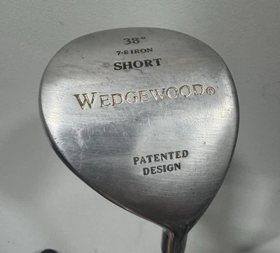 WEDGEWOOD 38* 度 7-8 铁杆短 38 英寸右手 ~ 普通硬度石墨杆身 — 第 1/4 张图片