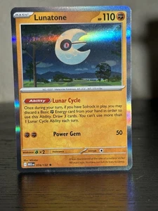 Lunatone (Reverse Holo) 074/132 - Mega Evolution TCG Pokemon Card - Picture 1 of 3