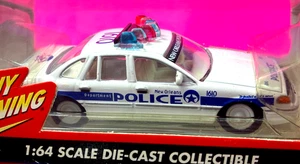 Johnny White Lightning New Orleans Police Crown Victoria Chase Detailed 1:64 PP - Picture 1 of 5
