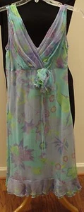 ESENCIAL SILK DRESS 38 SPAIN GORGEOUS !!! - Picture 1 of 2