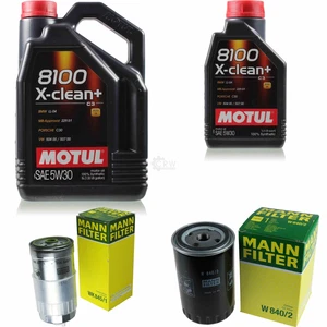 MANN-FILTER Inspektionspaket Motul 6L 5W-30 für Audi A6 Avant 2.5 TDI - Bild 1 von 11