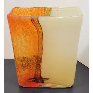 Mundgeblasene Glas Vase 8 1/4" im Stil von Toni Zuccheri, Murano Art Deco - Bild 1 von 9