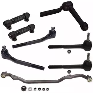 8 PC Kit Center Link Tie Rod End Idler Arm Camaro Nova 75-81 Sleeves - Picture 1 of 1