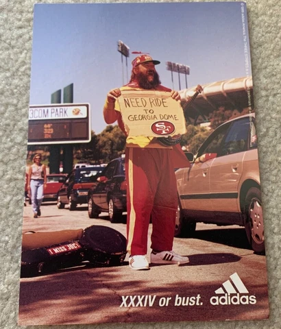 Atlanta Super Bowl XXXIV Adidas postcard (Rams/Titans) Cover