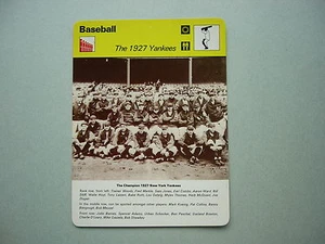 1977 1977/79 SPORTSCASTER BASEBALL PHOTO BABE RUTH LOU GEHRIG NEW YORK YANKEES - Picture 1 of 2