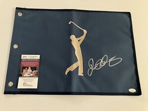 RARE RORY MCILROY Signed Limited Edition Blue Undated Players Flag Only One JSA