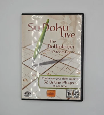 Sudoku Live Pc/Mac Game (The Multiplayer Puzzle Game) 2006 --VERY GOOD - Image 1 of 4