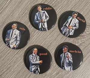 Temptations seltene Pins Buttons - Bild 1 von 2