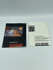 Super NES Mouse (Manual Only, NO GAME or Mouse) SNES Super Nintendo