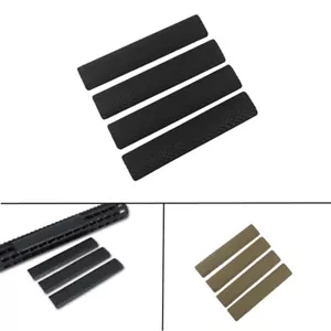 Keymod Panel Rail Covers Rubber 6.25'' Textured Soft Anti Slip Pack of 4PCS - Picture 1 of 10
