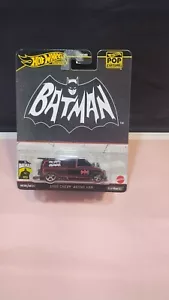 Hot Wheels Premium Pop Culture Batman 1985 Astro Van Real Riders Black Diecast - Picture 1 of 7