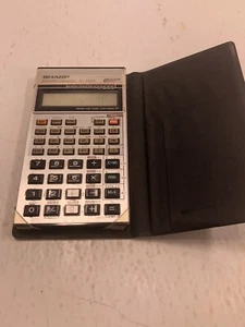Sharp Scientific Calculator EL-506A W/ Case Retro Works Great Needs Batteries - Picture 1 of 6