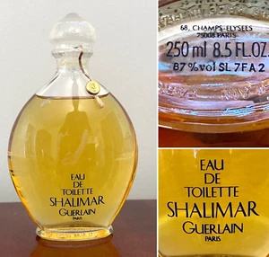 Vintage New/Sealed Huge 8.5 oz/250mL Guerlain Perfume SHALIMAR Eau de Toilette - Picture 1 of 6
