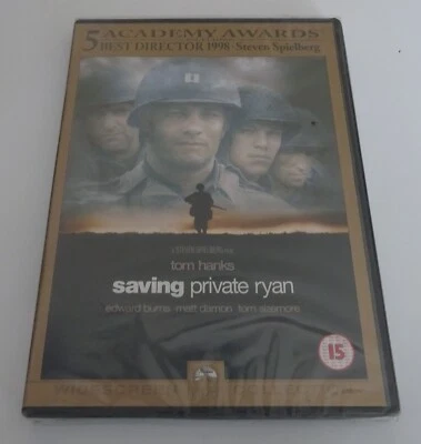 Saving Private Ryan DVD (2000) Tom Hanks, Spielberg (DIR) NEW & SEALED - Image 1 of 2