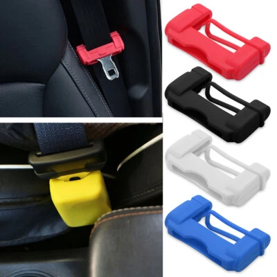 Car Seat Belt Buckle Clip Silicone Anti-Scratch Protector Cover Accessories - Image 1 of 4