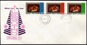Lesotho 128-130 FDC.Michel 128-130. Christmas 1972.Painting by Mathias Stomer. - Picture 1 of 1