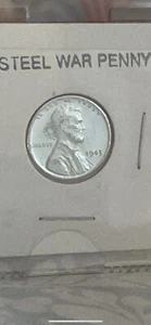 1943 Steel Wheat Penny No Mint Mark Lightly L On Rim Many Other Error’s - Picture 1 of 7
