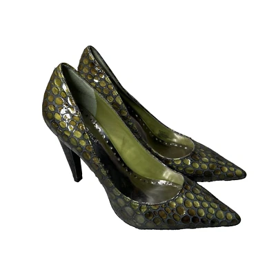 BCB девочек женщин 7 зеленый горошек заостренный носок каблуки  - Изображение 1 из 4