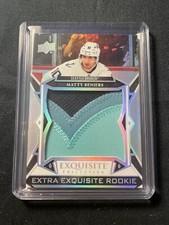 2022-23 Upper Deck Black Diamond Matty Beniers 3-Color Rookie PATCH 20/49